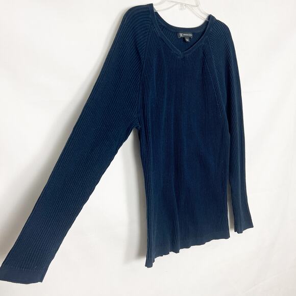 International Concepts Men's Ribbed Black Pullover Sweater Size Large - Picture 3 of 8